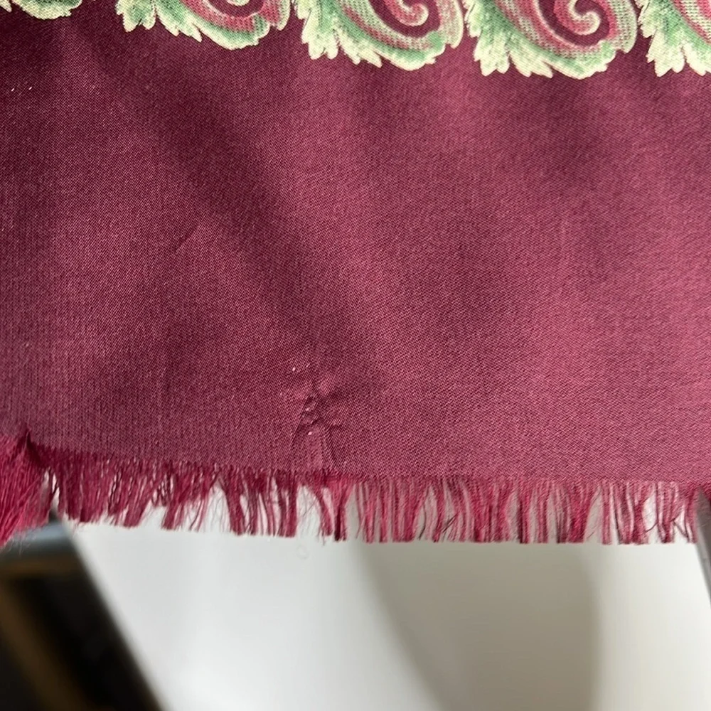 Christian Dior Monsieur Silk Wool Scarf Made in Italy 54” x 10.25”